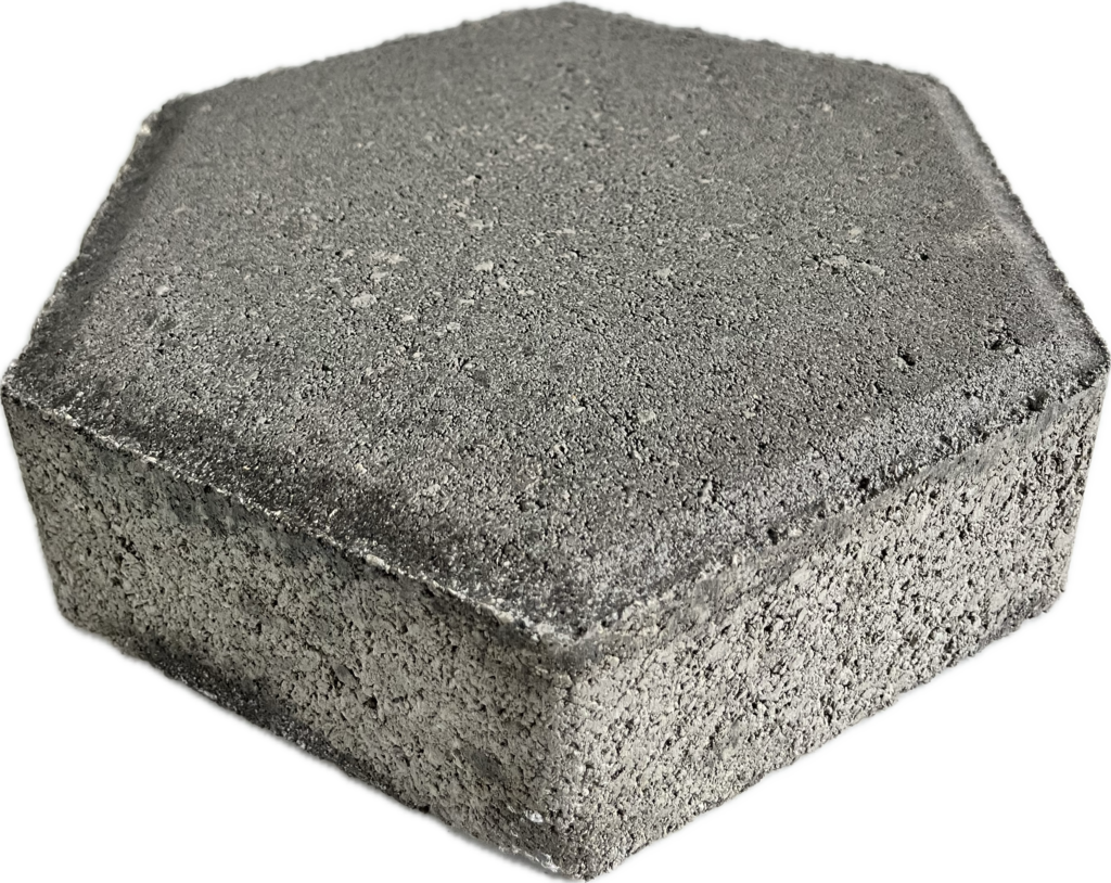 paving block hexagon abu-abu 6cm ths block